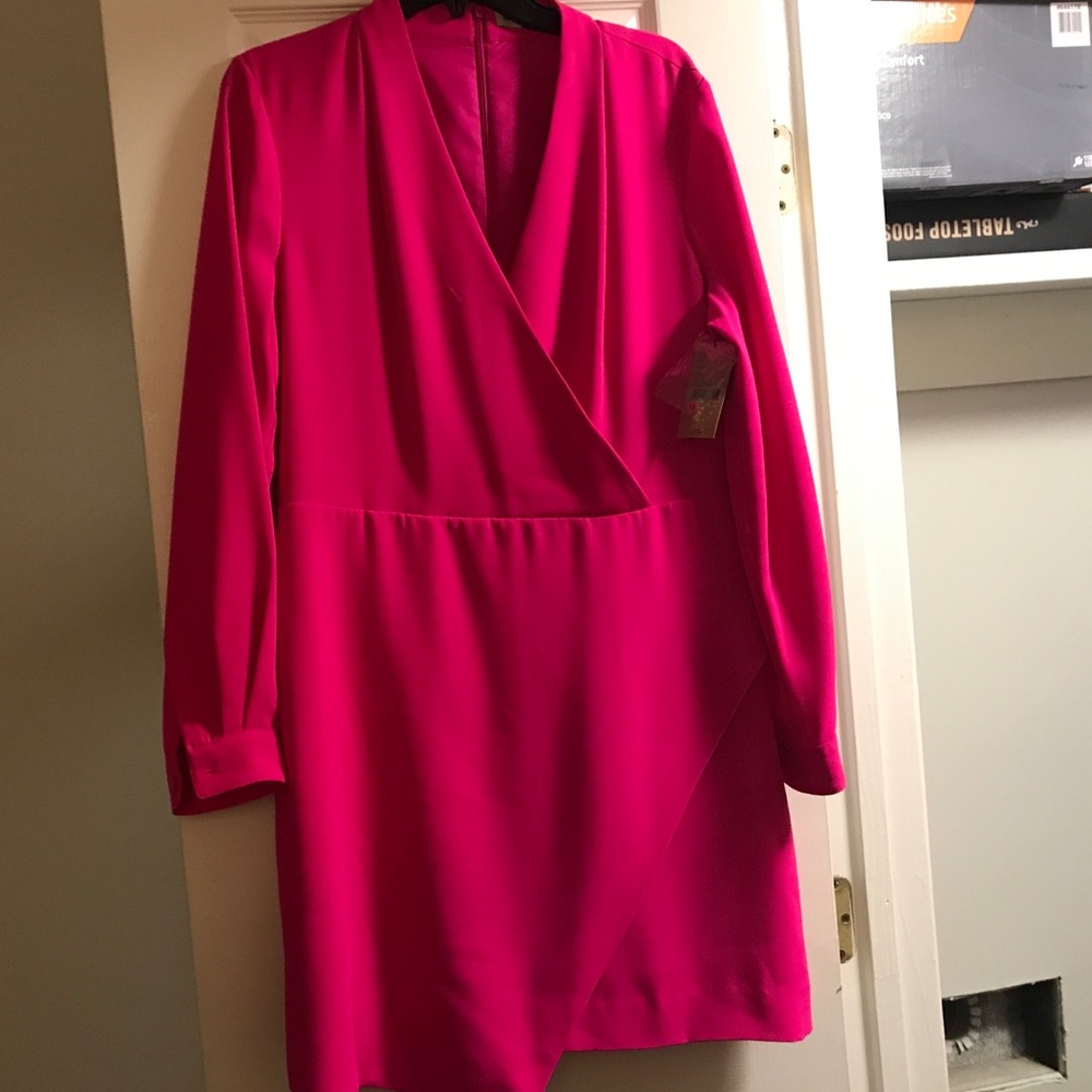 Hot pink cremieux dress
