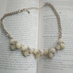 Statement necklace.