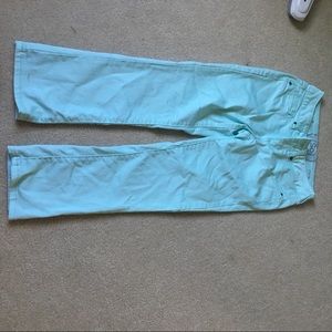 Mint Cropped Pants