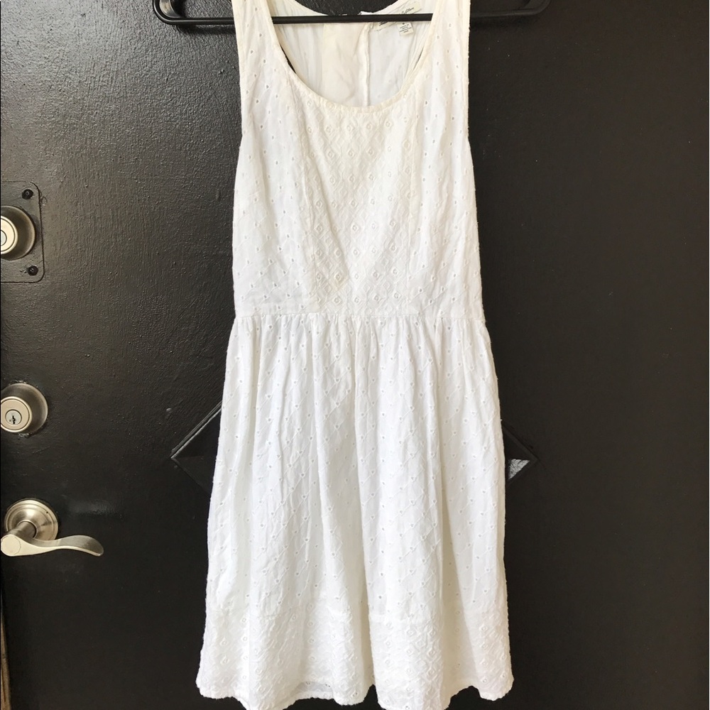 Eyelet Dress with Cutouts