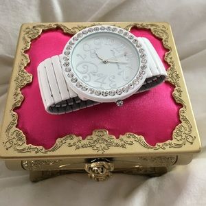 Betsy Johnson white watch