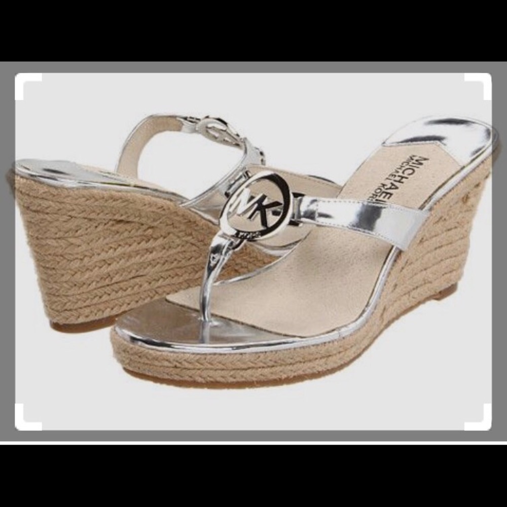Michael Kors Palm beach espadrille wedge sandals