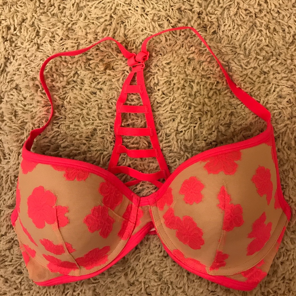 Pink bra