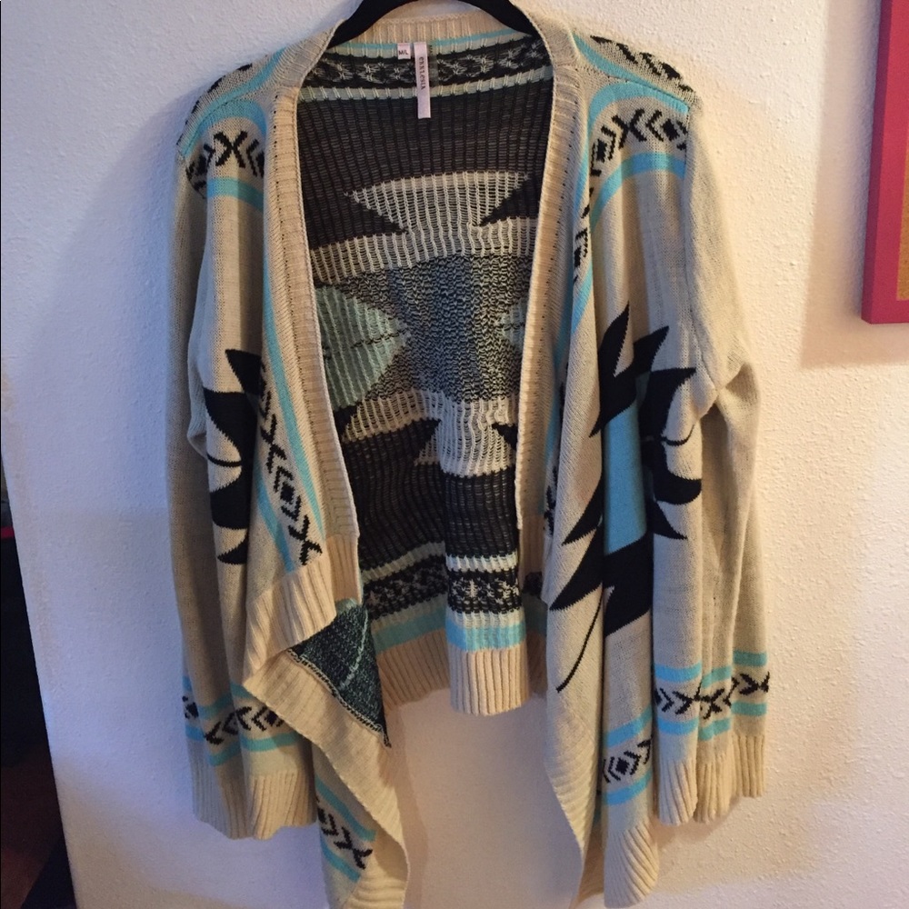 Aztec-pattern sweater