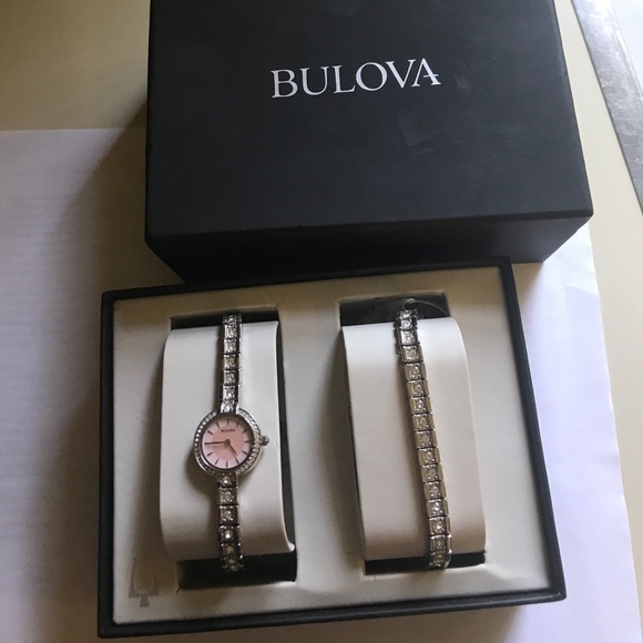 Bulova watch and bracelet set - Picture 2 of 4