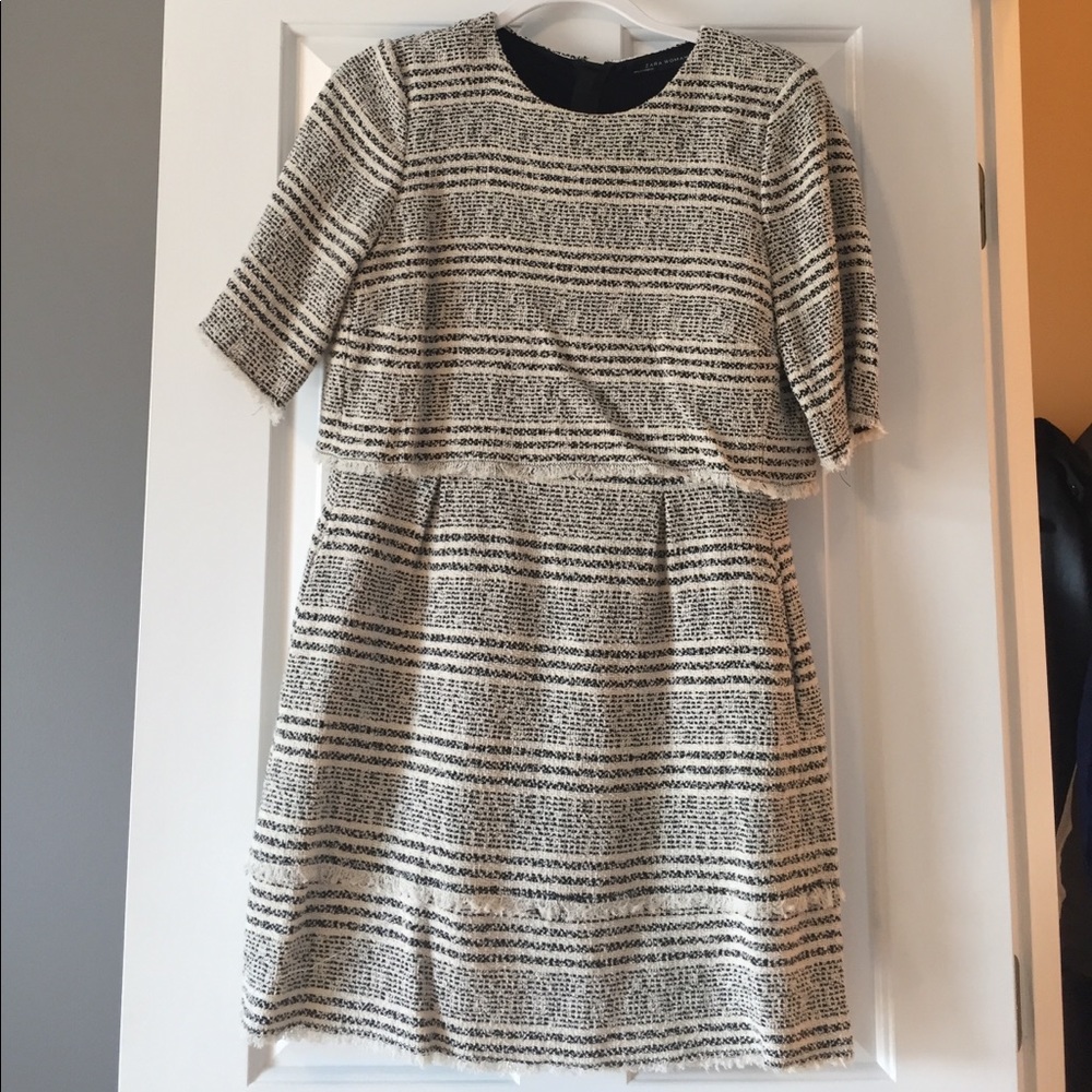 Zara tweed dress