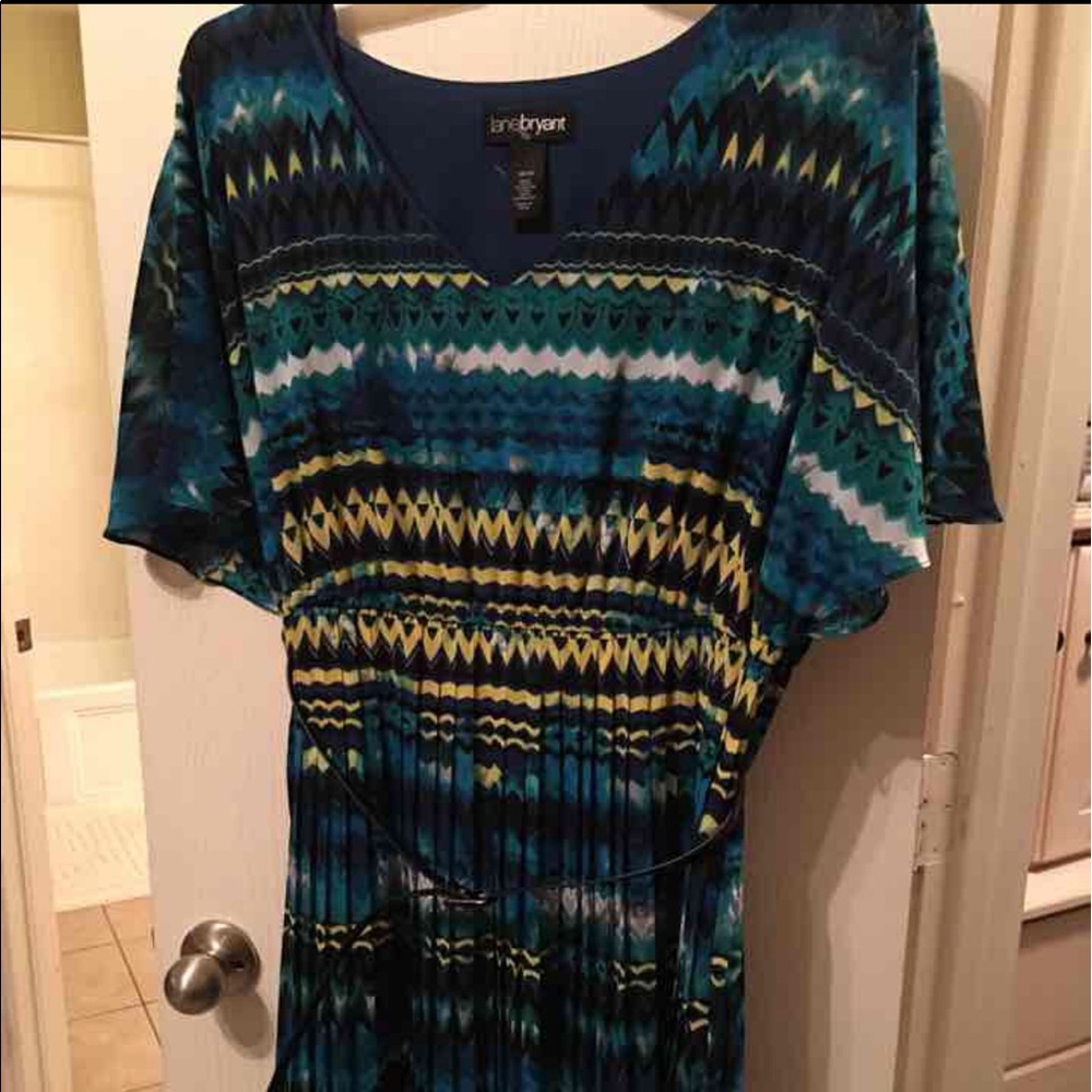 Lane Bryant Dress With Black Belt 18/20