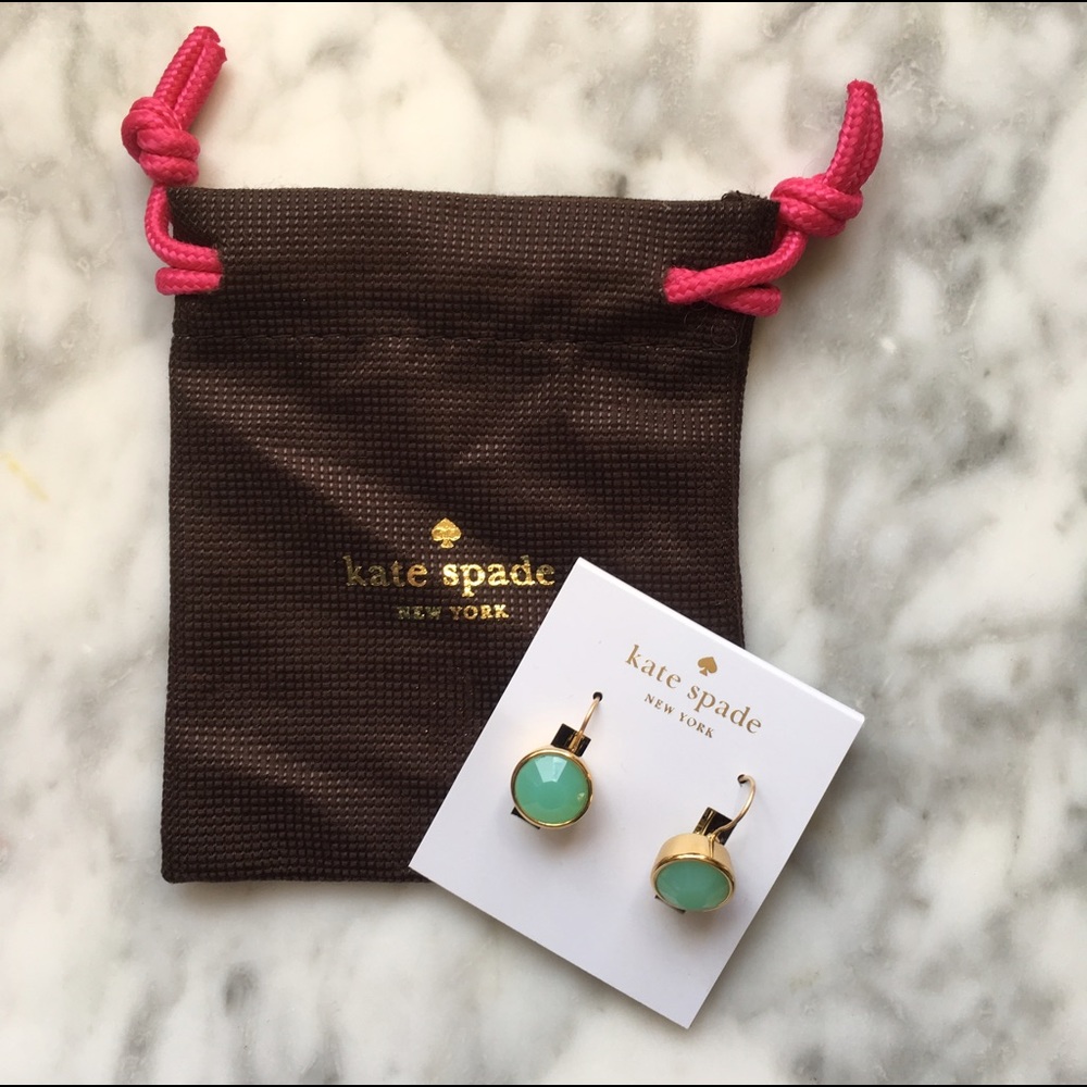 Kate Spade•Crystal Gum Drop Earrings - Picture 1 of 4
