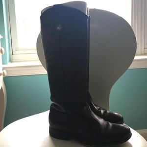 frye black riding boots