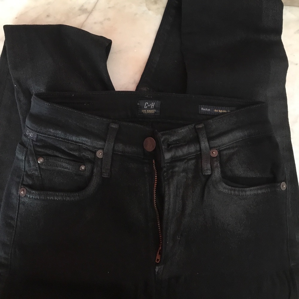 Citizens of Humanity black skinny jeans