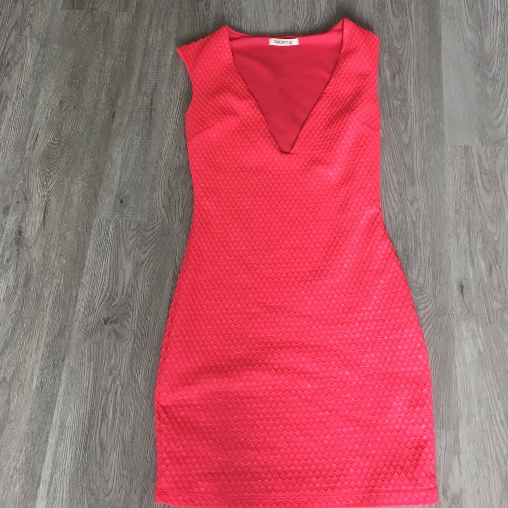 ❤Coral mini dress