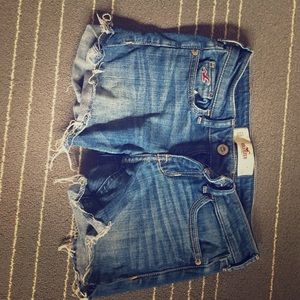 Hollister jean shorts