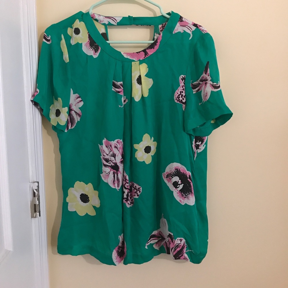 J. Crew Sheer Top Size 10 fits more like medium