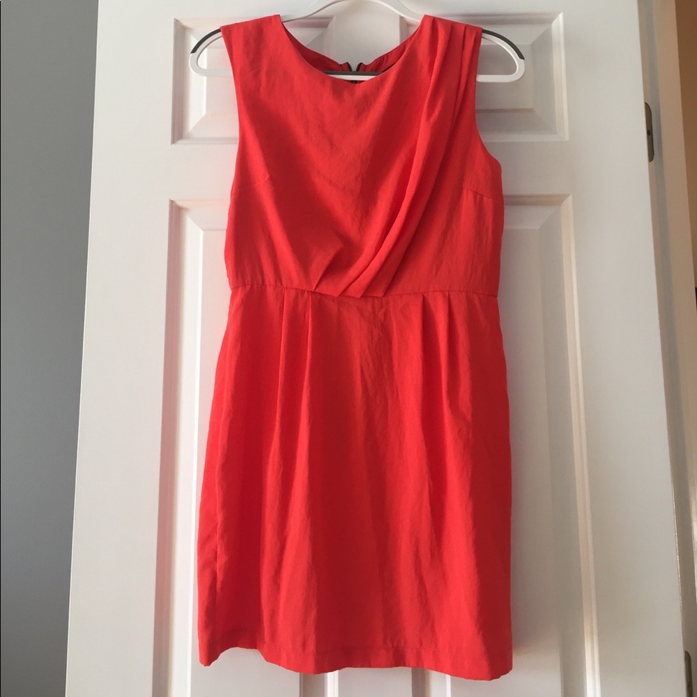 Zara Petite Orange Dress