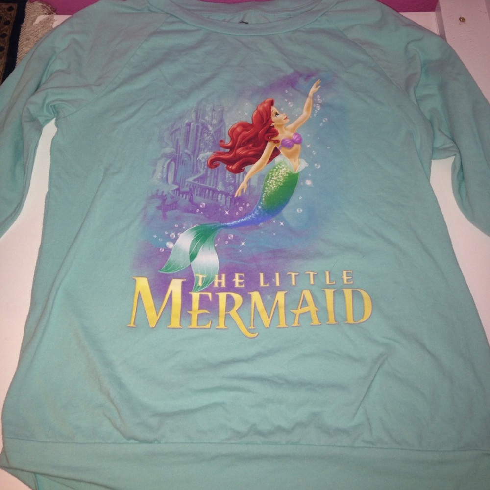 The Little Mermaid Capri Sleeve Shirt