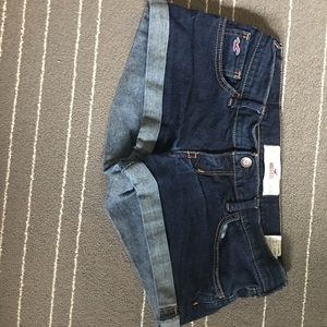 Hollister jean shorts