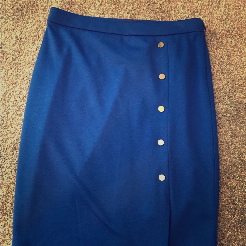 Adorable blue pencil skirt