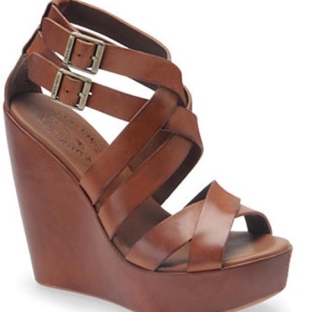 Kork-Ease "Hailey Wedge" Sandal (Color: Avana)
