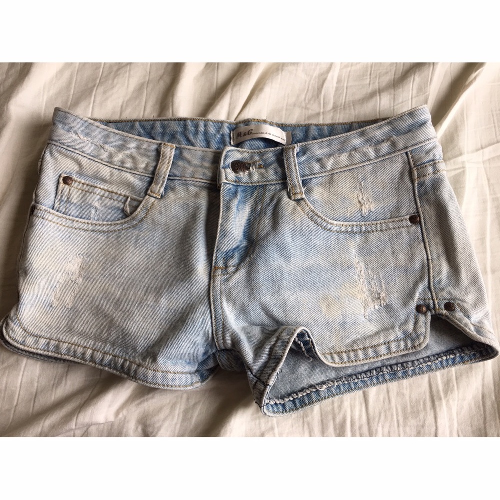Denim shorts