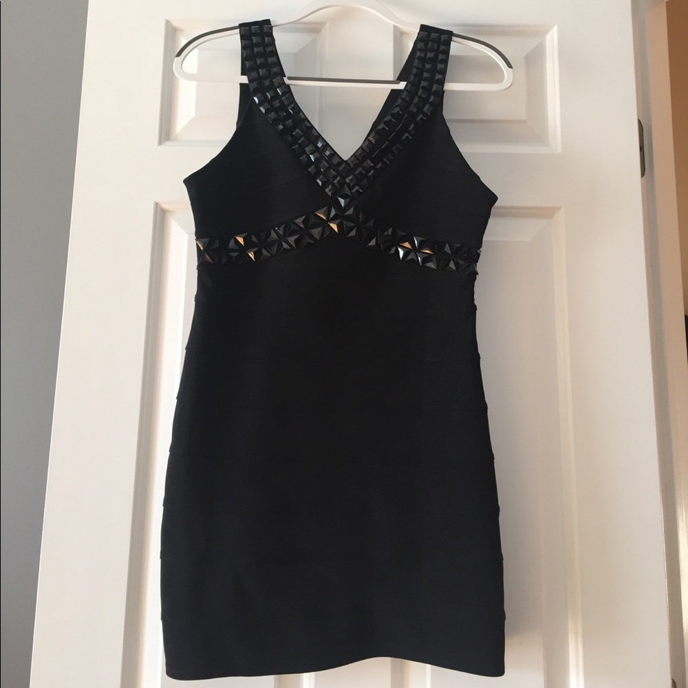 Forever 21 black dress with studs