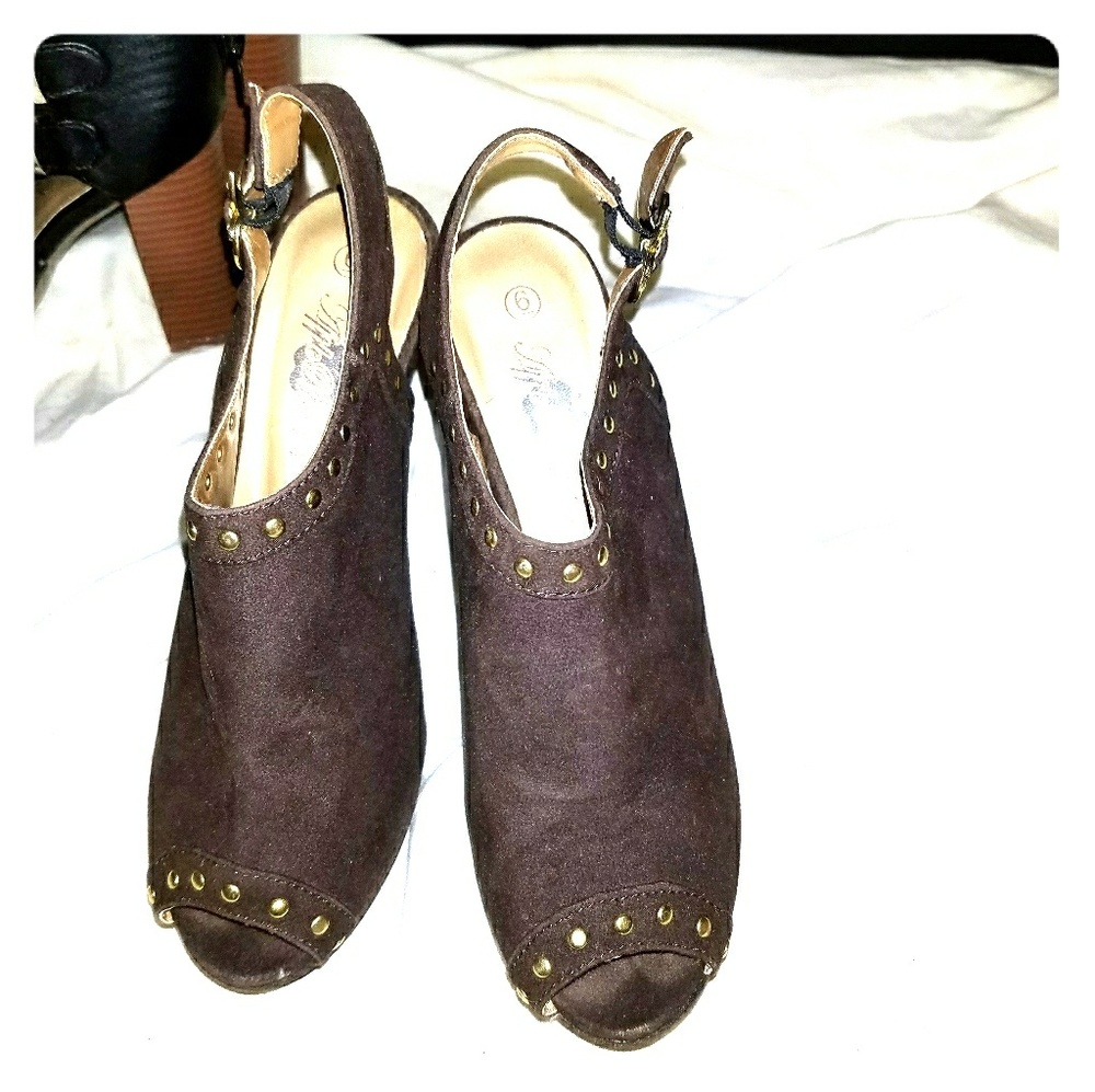 Ladies size 6 spike heels