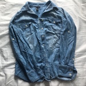 Denim Buttondown