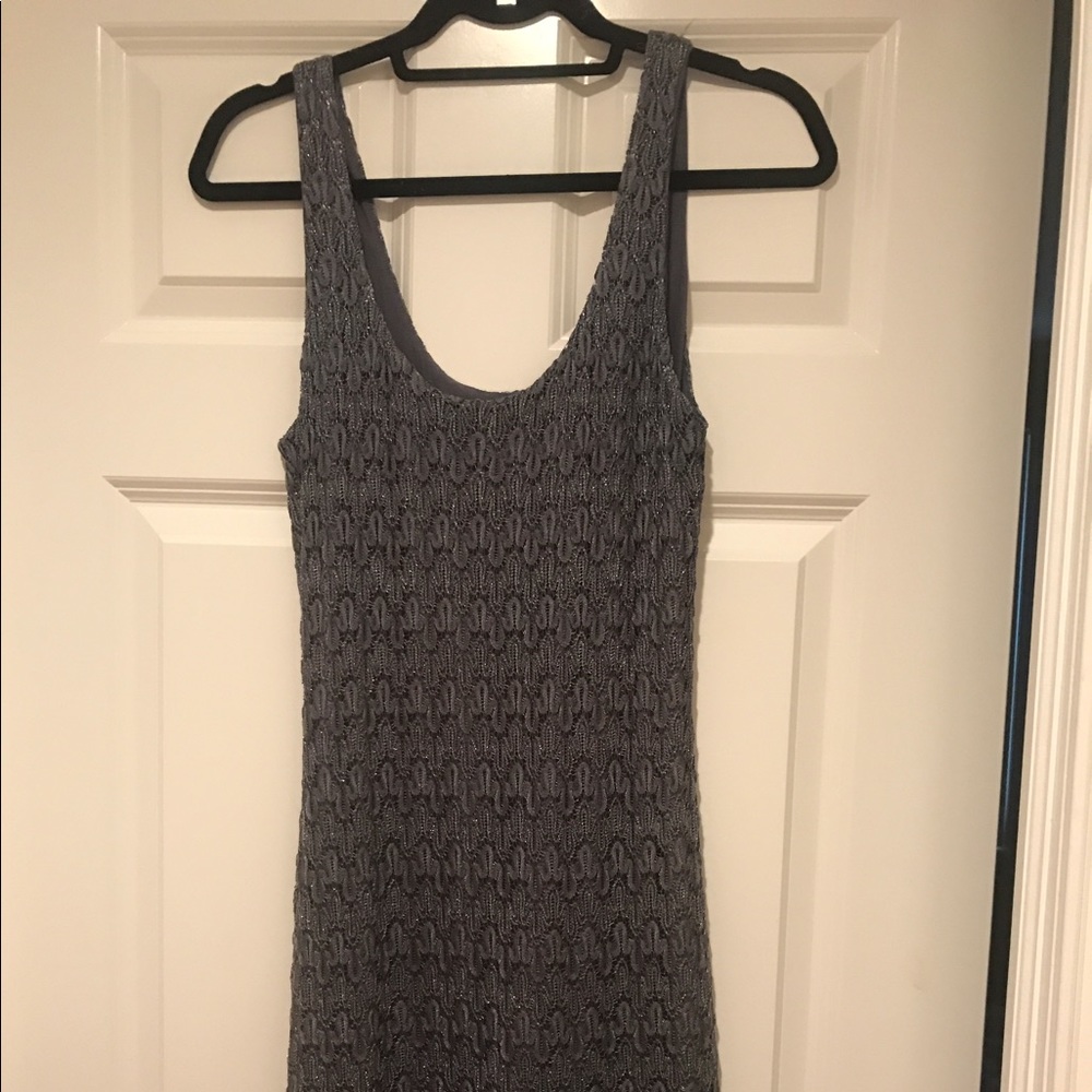 Aqua Grey 'missoni style' Tank Dress