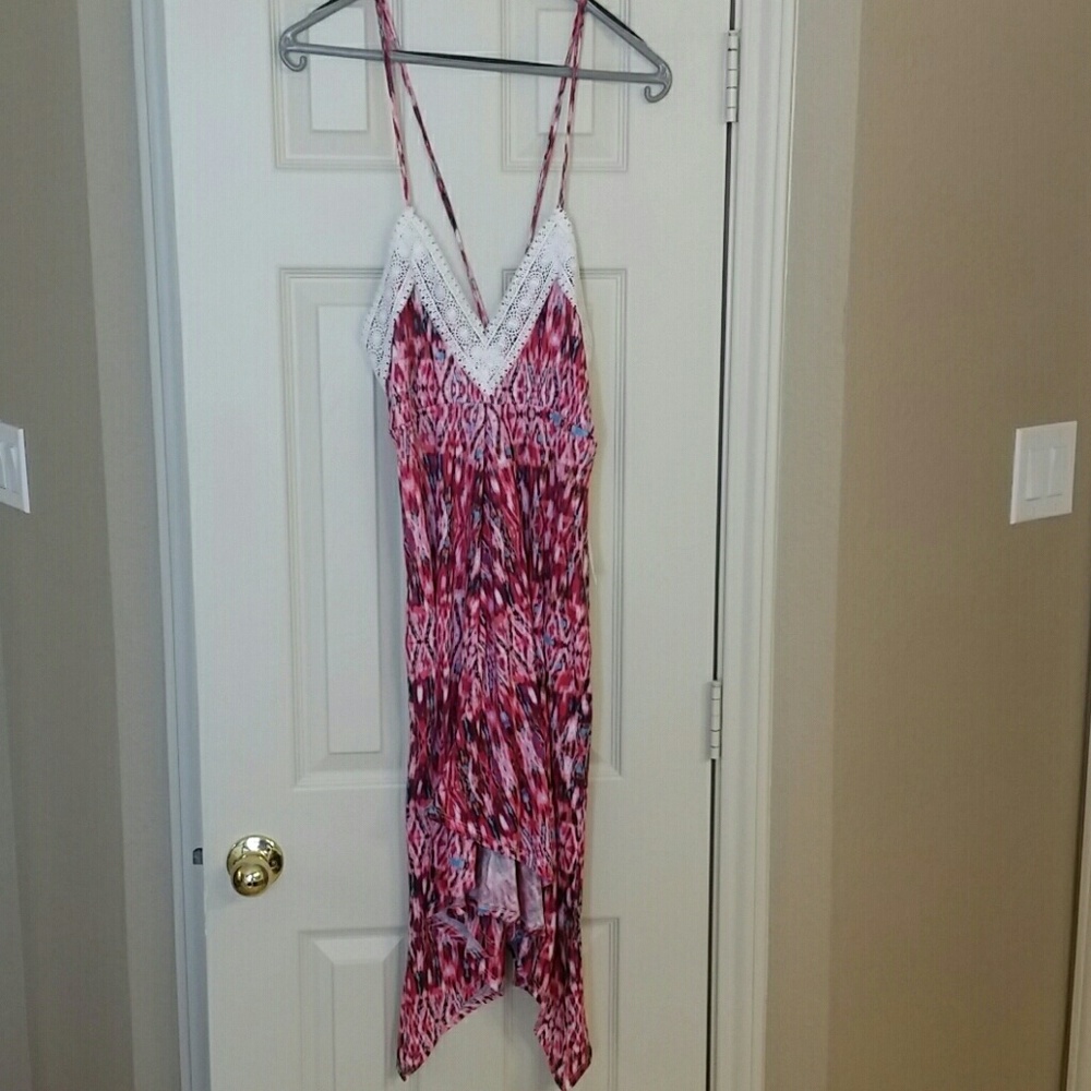 NWT Sunsets high low pool cover-up beachwear dress - Picture 2 of 8