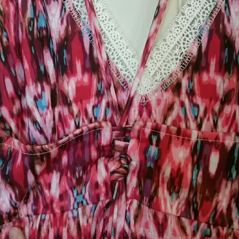NWT Sunsets high low pool cover-up beachwear dress - Picture 4 of 8