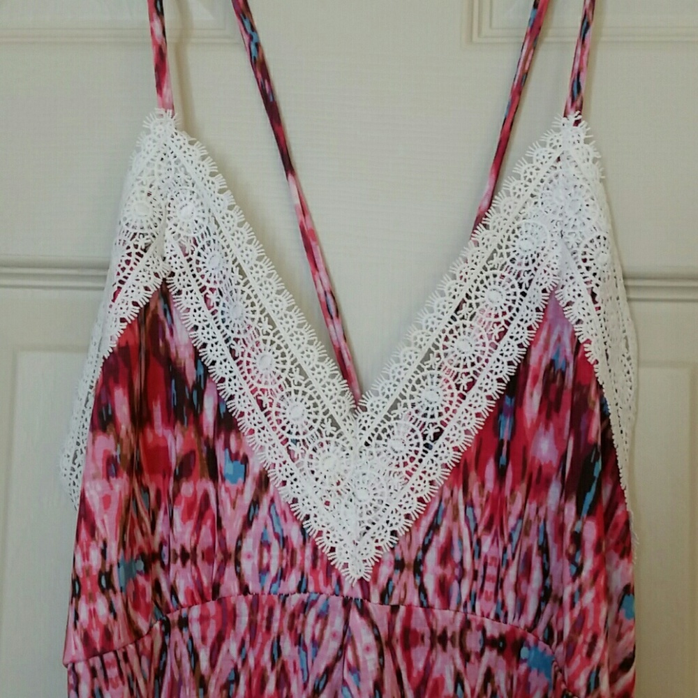 NWT Sunsets high low pool cover-up beachwear dress - Picture 5 of 8