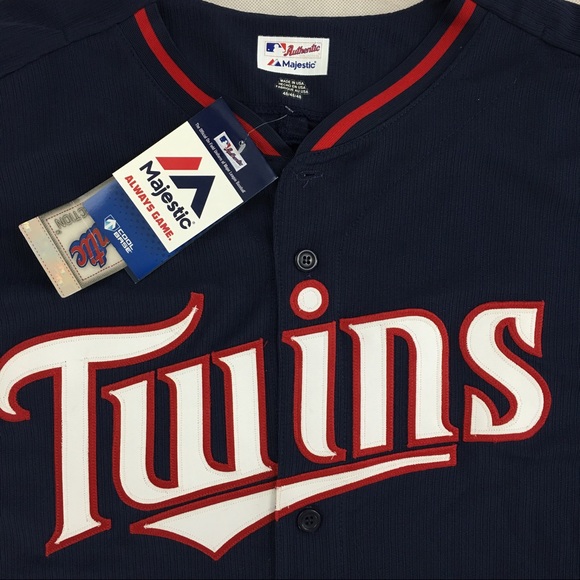 NWT-Majestic Minnesota Twins cool base jersey - Picture 2 of 4