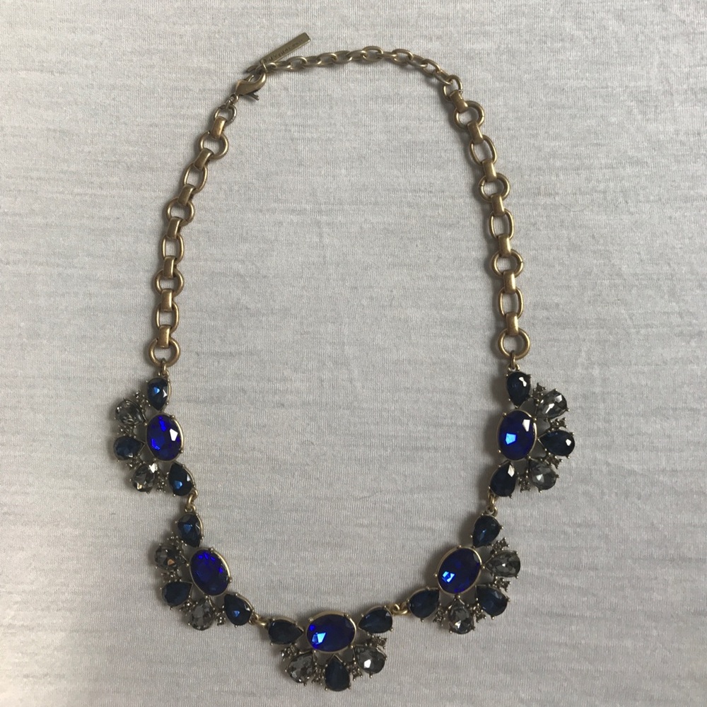 Pretty blue and gold necklace