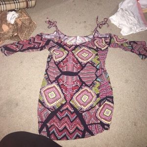 Colorful patterned sundress/shirt
