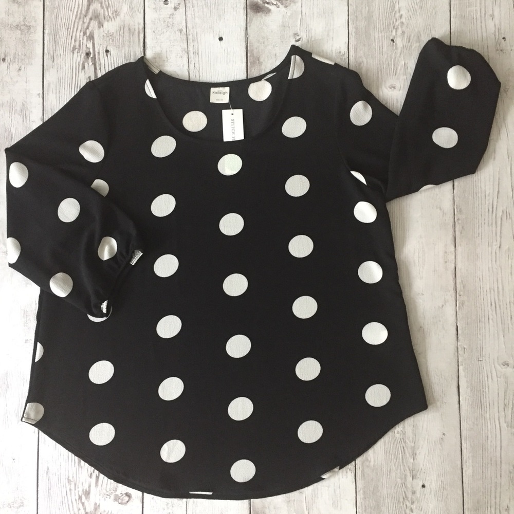 Polka Dot Stitch Fix Shirt