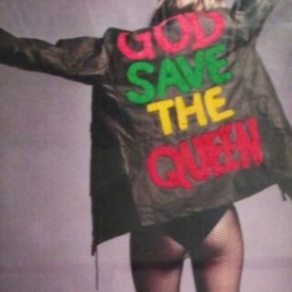 CUSTOM/ Alexander McQueen GOD SAVE THEQUEEN JACKET