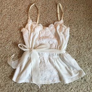 White tank top