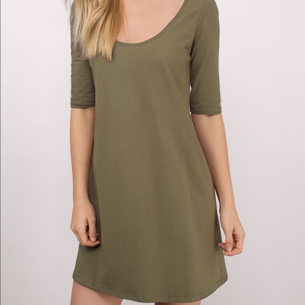 NWT Tobi olive dress