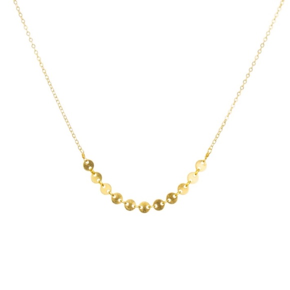 Gold Top Layer Choker dainty necklace - Picture 2 of 7