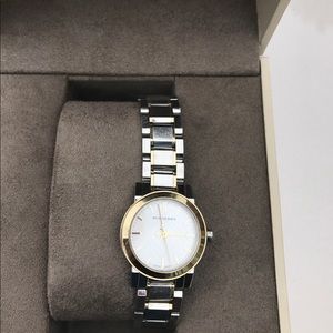 Used Burberry two tone watch