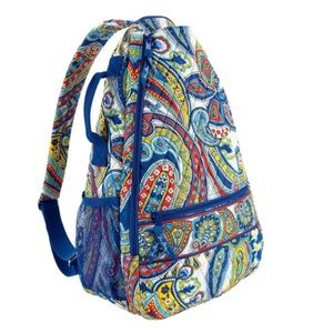 Vera Bradley Tennis Bag "Marina Paisley" print