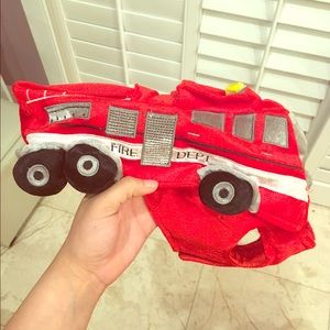 Fire truck pet costume