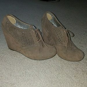 Cutout heel booties