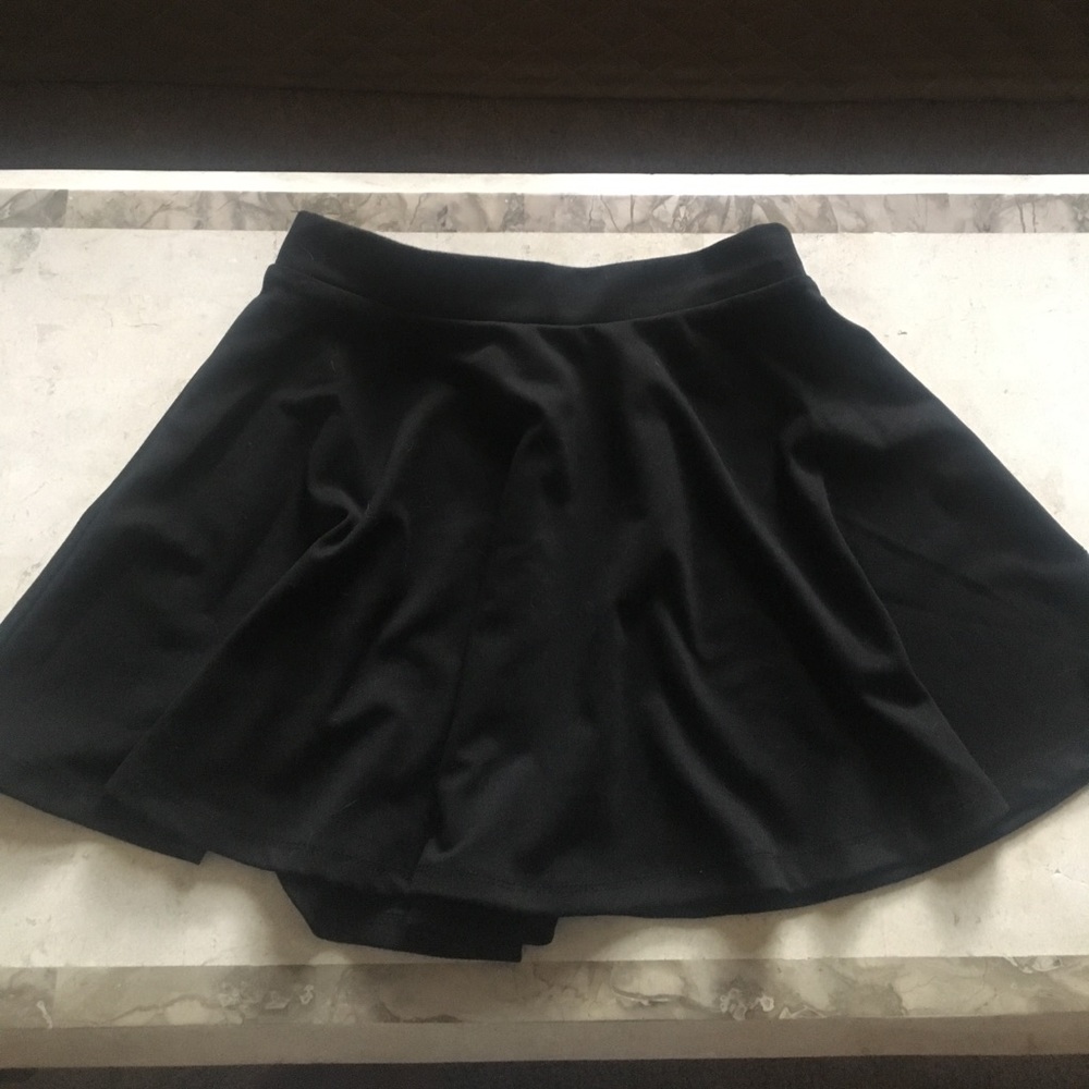 Simple black skirt
