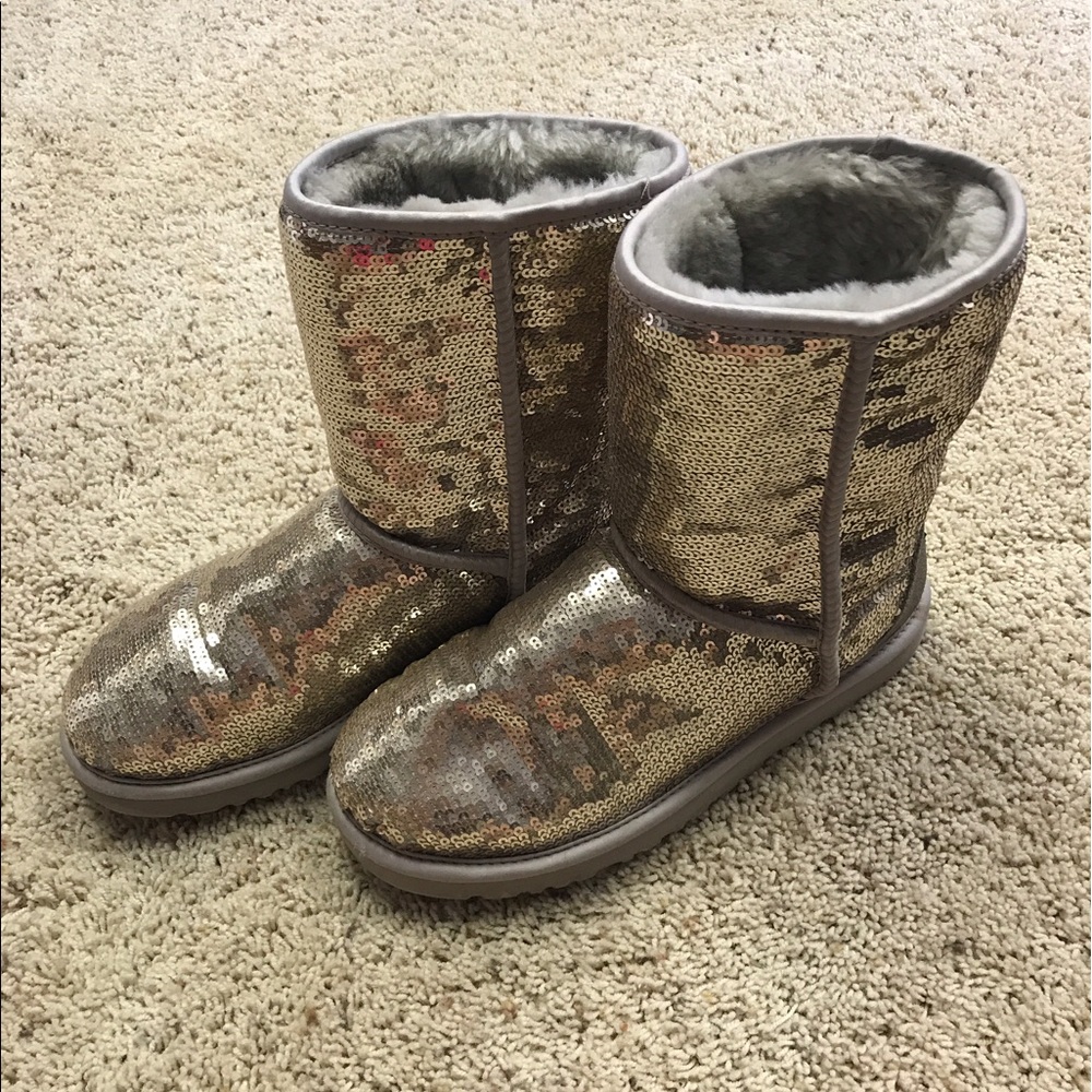 Silver Sparkly UGG boots