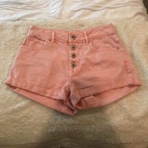 High waisted shorts