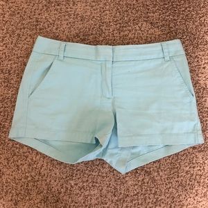 J. Crew Chino Shorts 3 inch Size 8 Baby blue