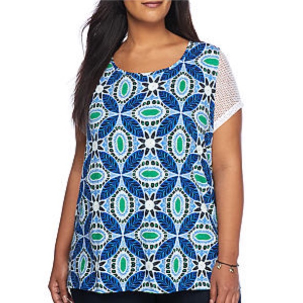 New Directions tassel tie top - Picture 6 of 7