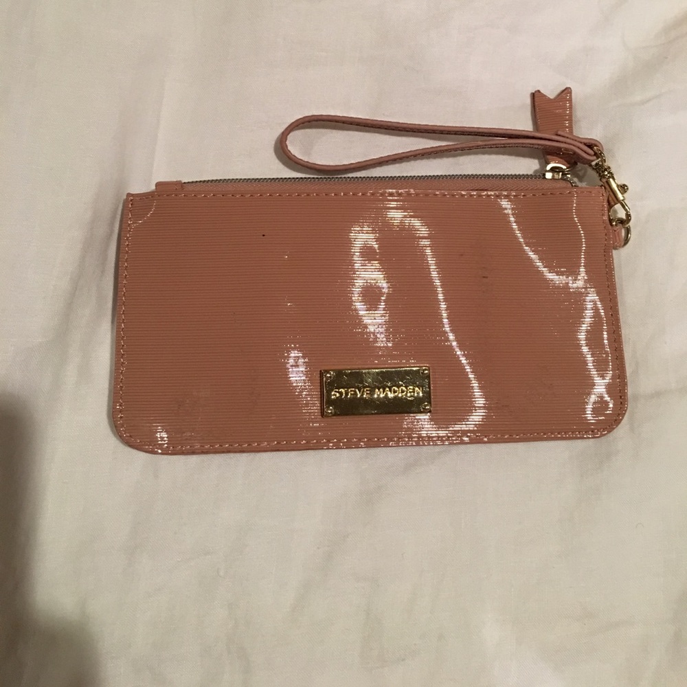 Steve Madden Blush Pink Wristlet