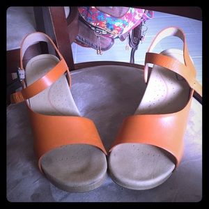 Dansko orange sandals