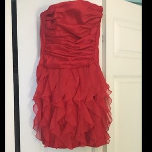 Jessica McClintock Red Cocktail Dress